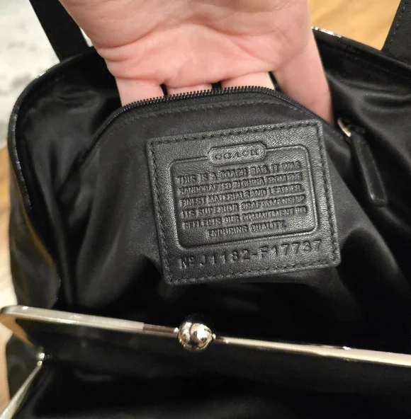 COACH Floral Applique Shoulder Bag - Picture 5 of 12